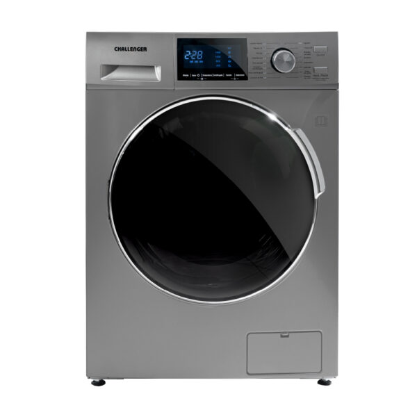 Lavadora Secadora Challenger 14 Kg Lavado y 8 Kg De Secado carga frontal panel digital gris 120 V