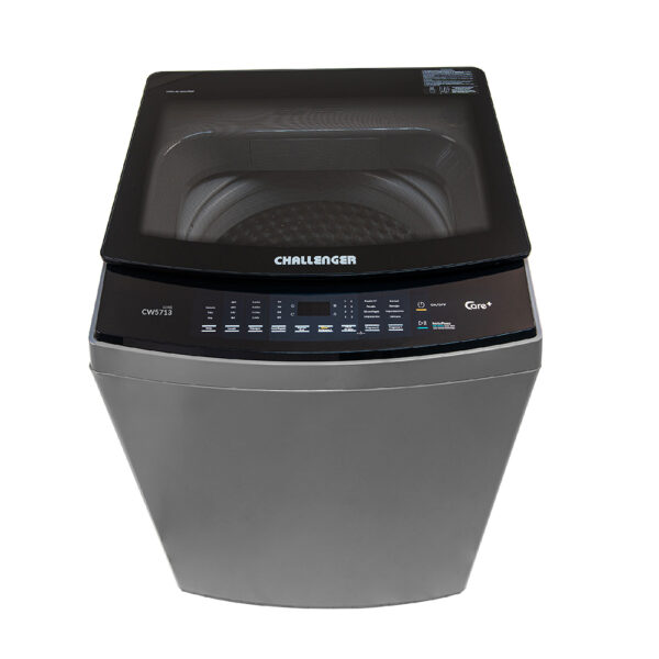 Lavadora Challenger de 13 Kg (29 Libras) panel digital Gris